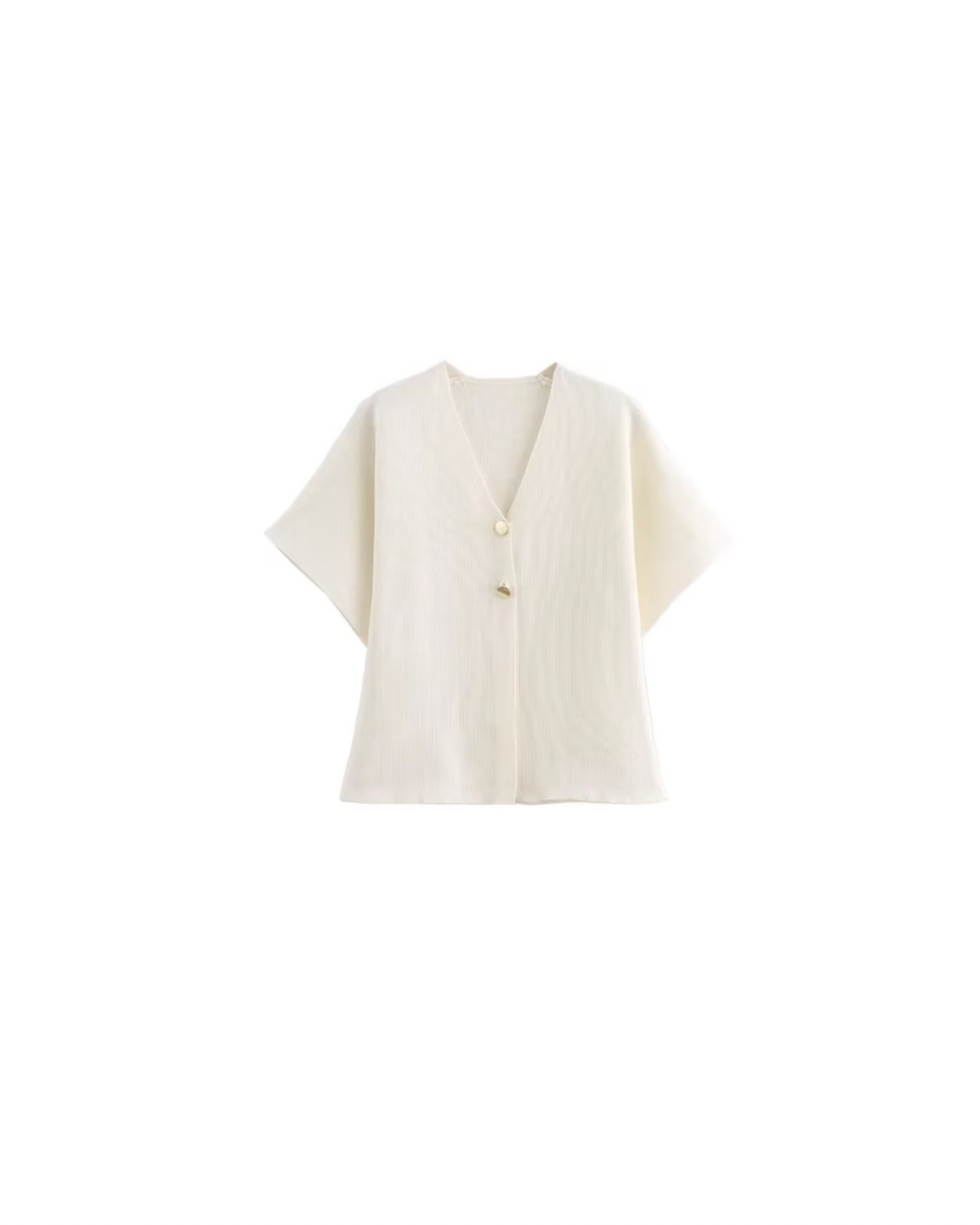 Veste tricotée à bouton